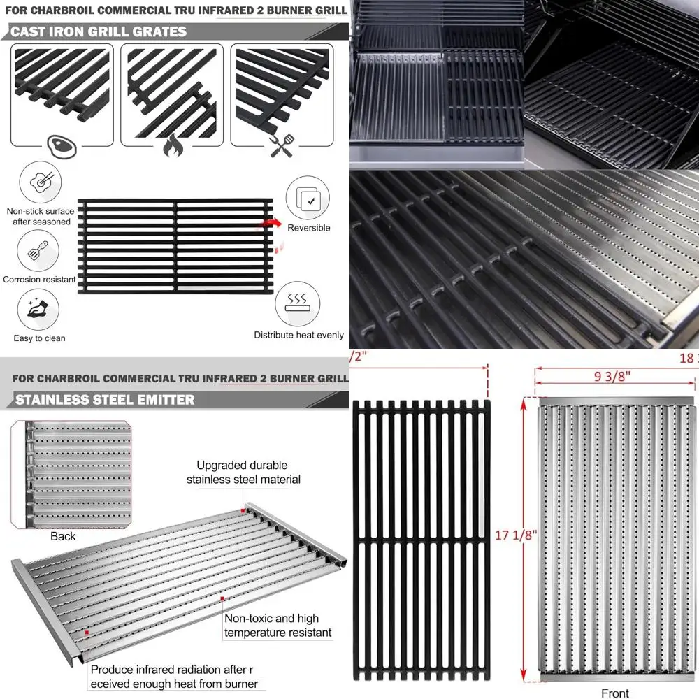 

Запасные части для инфракрасного гриля для двух коммерческих грилей горелок: излучатель и кухонные решетки