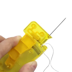 1Pc Auto Needle Threader Diy Hand Sewing Threader Quick Needle Introducer Automatic Thread Device Lead Wire Household Tools