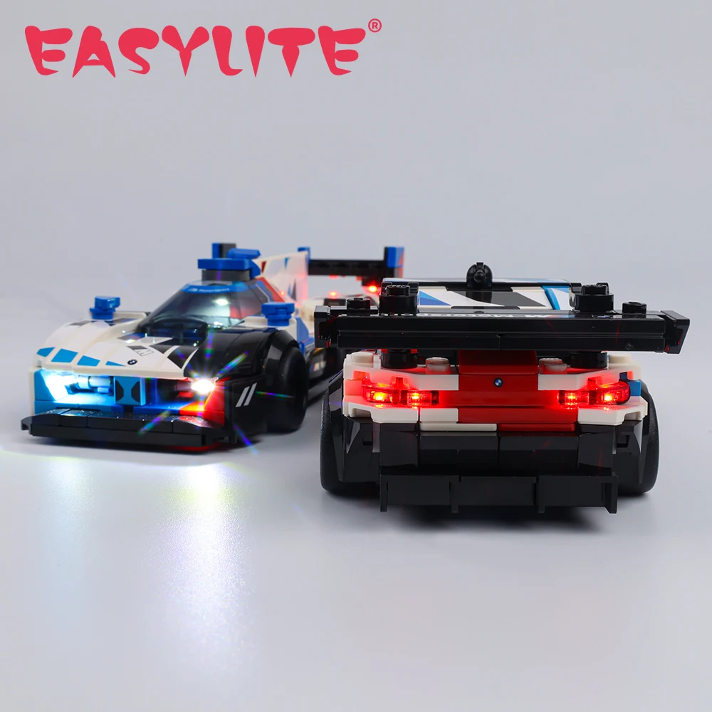 Led Light Kit For M4 GT3 M Hybrid V8 Race Cars 76922 Building Blocks Lighting Set No Model