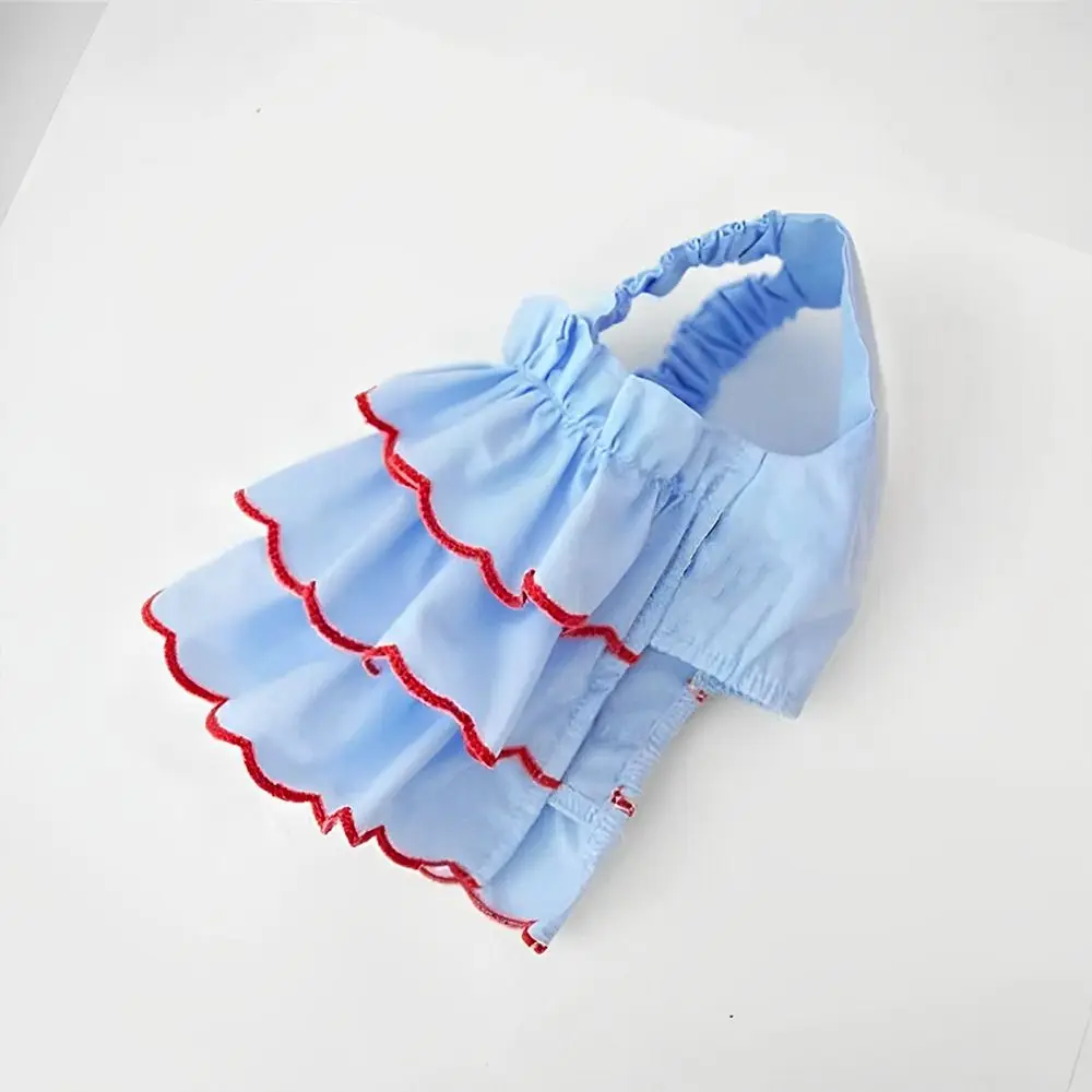 

Thin Pet Princess Dress Lightweight Small Dogs Cats Dog Cat Clothes Summer Pet Clothes for Teddy, Bichon, French Bulldog