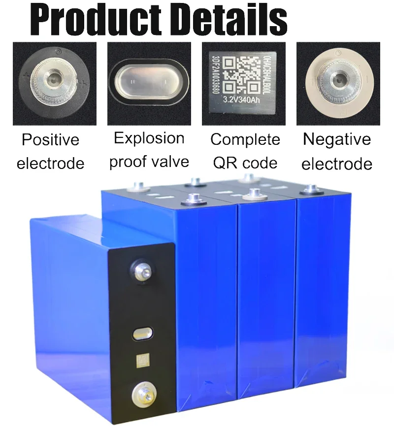 DIY 48V 3.2V lifepo4 battery 360AH 340AH 105AH 100AH 32AH 20AH have a maximum of 10000 cycles making them ideal for household RV