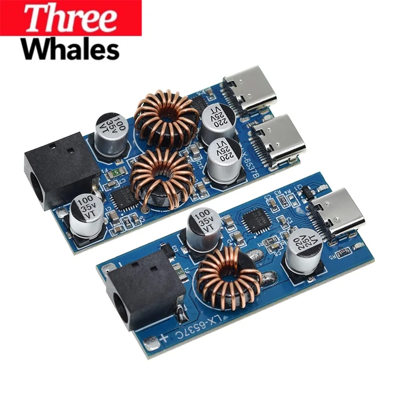 Double USB DC7.1V-32V 3A 30W Type-C Mobile Phone Quick Charge Adapter Step Down Module For Huawei SCP/FCP Apple PD QC3.0 QC2.0