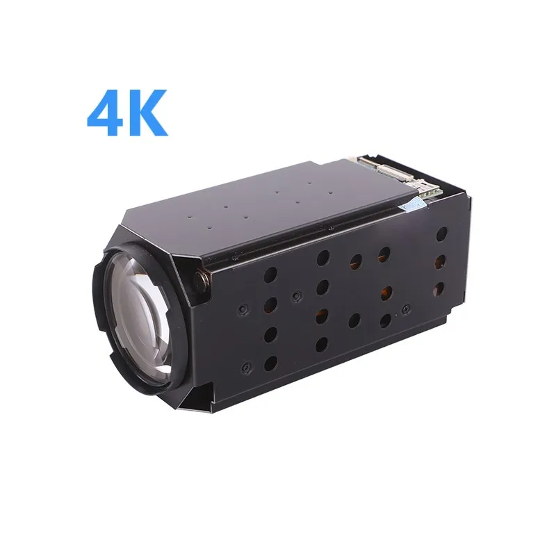 Long range detection 8MP 52x optical zoom IP output camera module