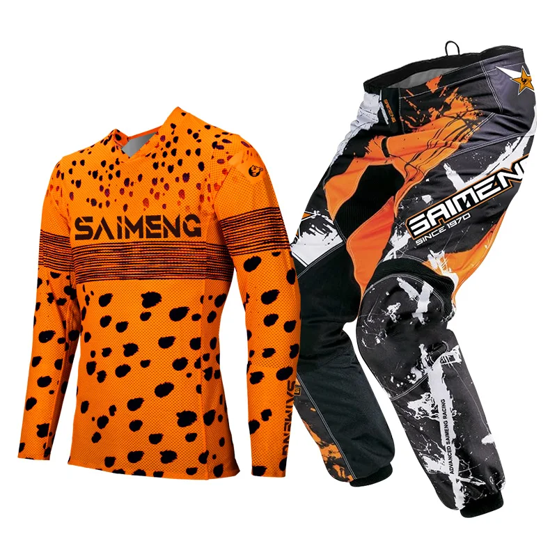 motocross gear set child boy girl 5 6 7 8 9 10 11 12 13 14 15 years old Off-road Enduro jersey and pants for Kids racing MX MTB