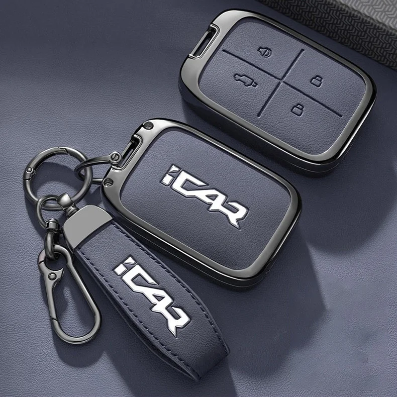 Autoschlüsselhülle für Chery Icar V23 2025 2026 – Schlüsselanhänger, Fernbedienungsgehäuse, Ringhalter, Zubehör – Detail 6
