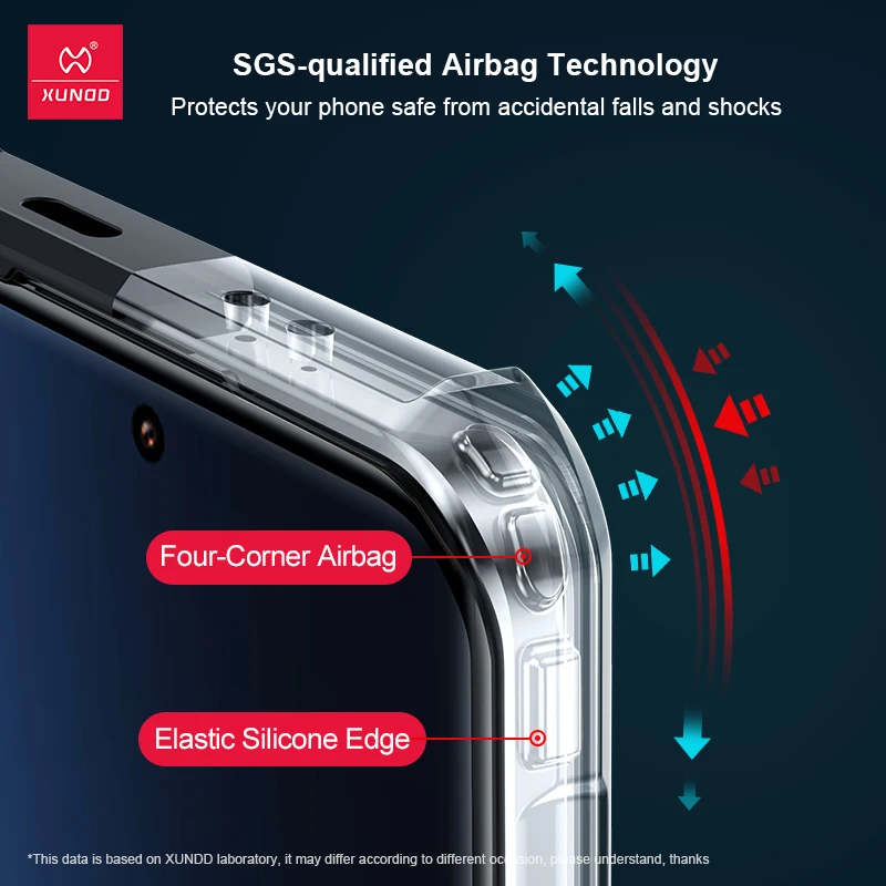 Xundd Phone Case For Xiaomi 13 Ultra 13 Pro Airbags Shockproof Shell Lens Protect Frosted Transparent Back Cover For Xiaomi 13