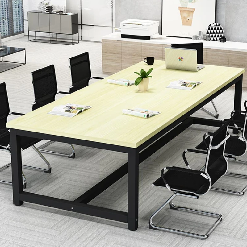 

Square Standing Conference Tables Computer Study Simple Wooden Office Desk Modern Coffee Tavolo Riunioni Office Furniture CM50HY