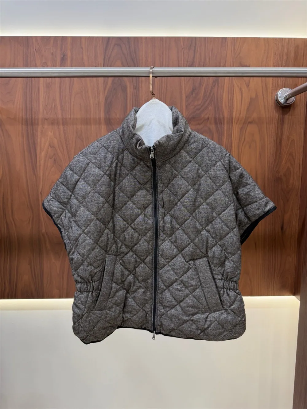 Fashionable Retro Cotton Jacket Women's Silhouette Cloak Jacket Autumn And Winter Casual Loose Warm Jacket