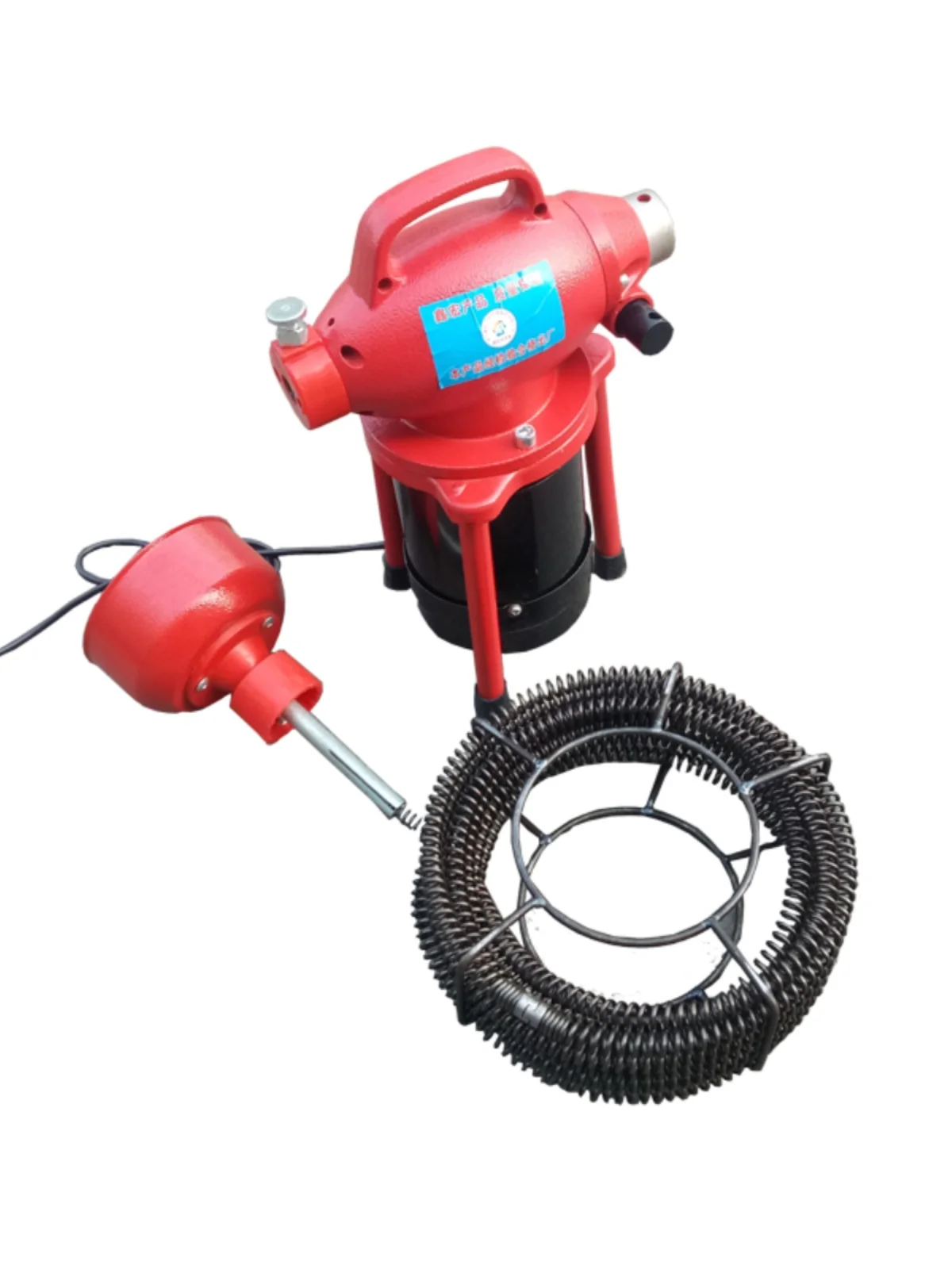 

Pipe Sewer Unblocking Machine Floor Drain Channel Machine Sewer Sewage Pipe Cleaning Machine Gq150 Electric Spring Dredger