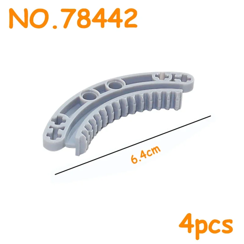 Technical Gear Rack High-tech Building Blocks 3743 87761 6630 64781 24121 18940 18942 6574 78442 DIY Bricks MOC Parts