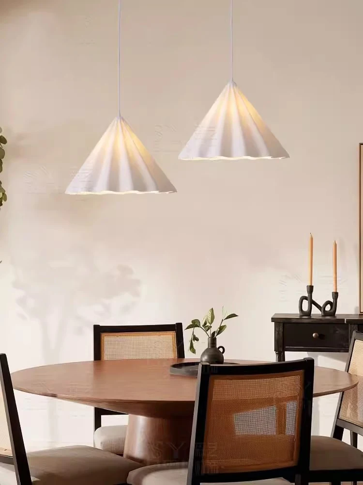 Modern Umbrella Felt Pendant Light Bedroom LED Hanging Lamp Nordic Design Simple Pendant Lamps Creative Art Home Decor Lighting image 2