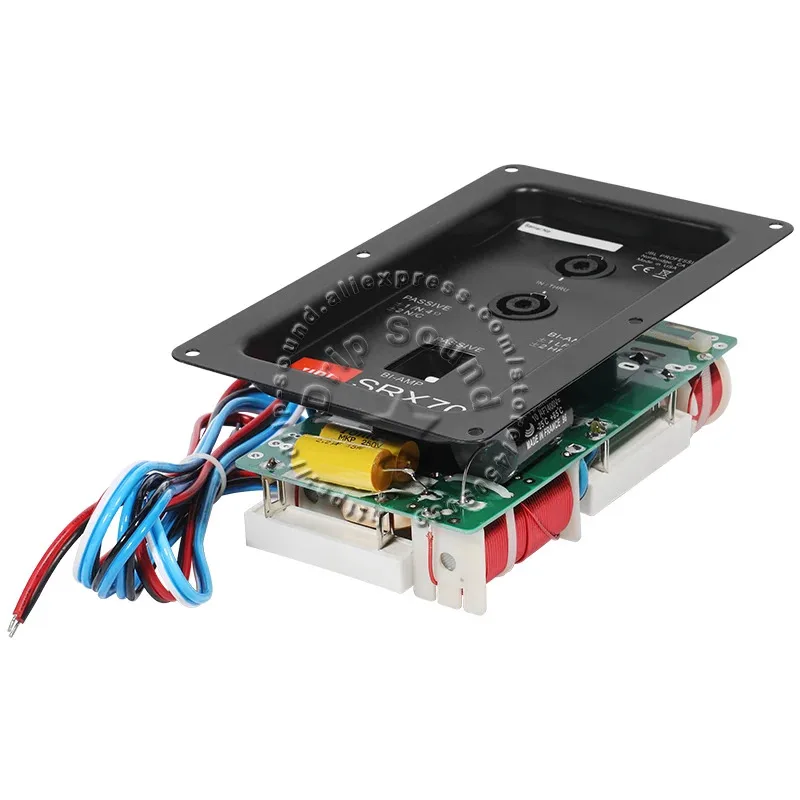 800W 2-Wege HiFi Lautsprecher Crossover, Dual Tweeter & Woofer Frequenzteiler, 15" Audiofilter mit Anschlussbox