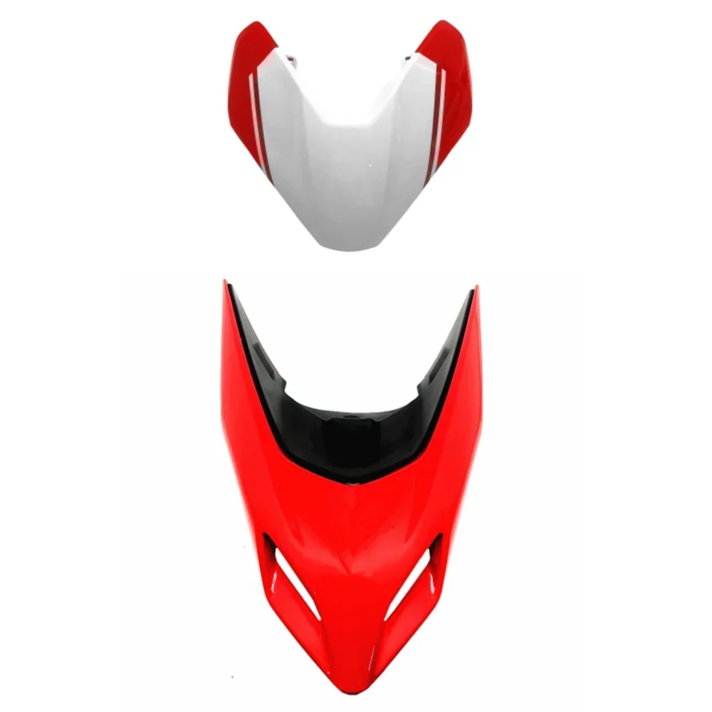 For Ducati Hypermotard 950 2019 2020 2021 White Red Front Nose Headlight Fairing