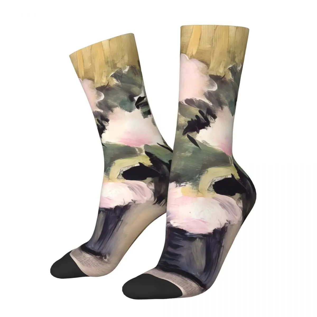 Flowers - 1919 - Henri Matisse Men's Socks Retro Harajuku Street Style Novelty Pattern Crew Sock