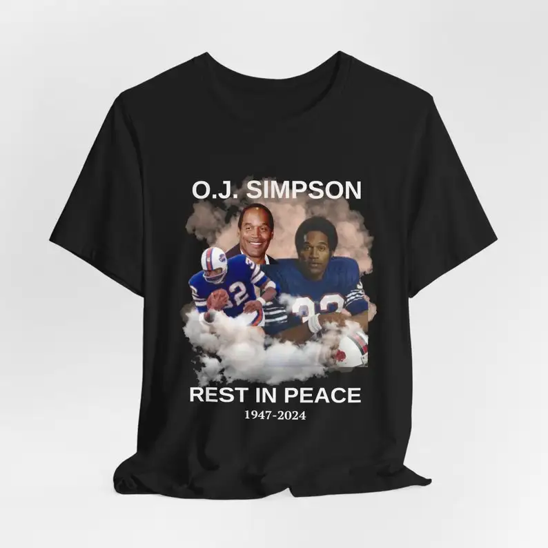 OJ Simpson Shir Rip Oj Simpson 1947-2024  Sweatshirt Shitpost Tee OJ Simpson Tshirt
