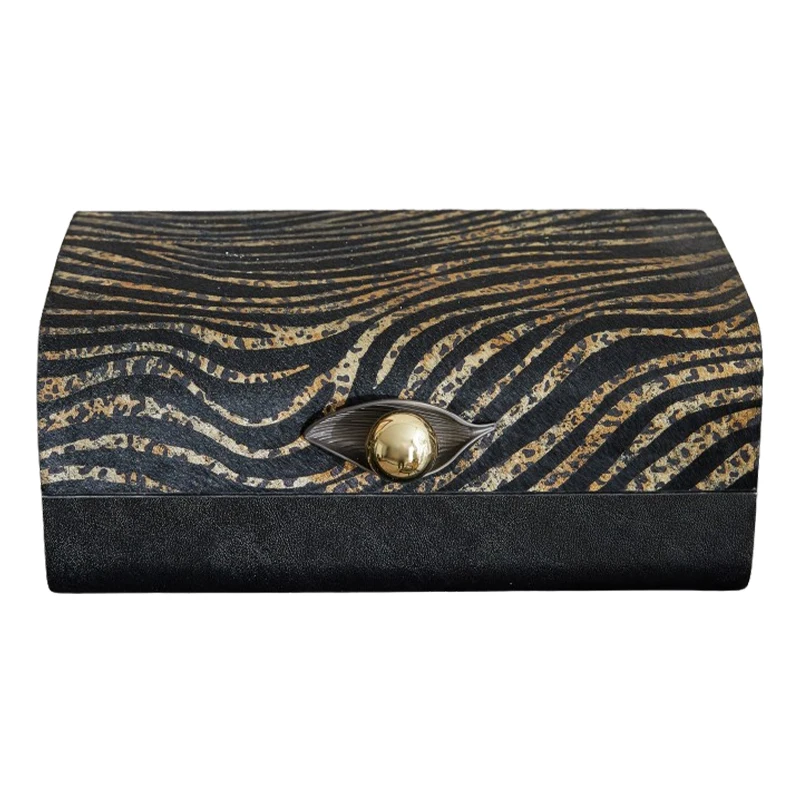 Picture 6: Luxury Jewelry Storage Box Ginkgo Leaf Handmade Decorative Display Case for Boutique Stores
