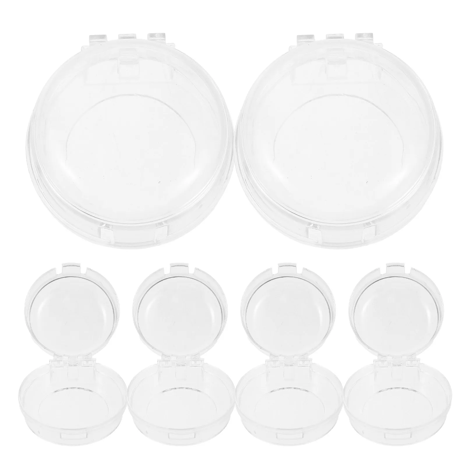 

Набор из 6 прозрачных термостойких защитных чехлов для ручек газовой плиты, защита от масла и пыли, для использования на кухне