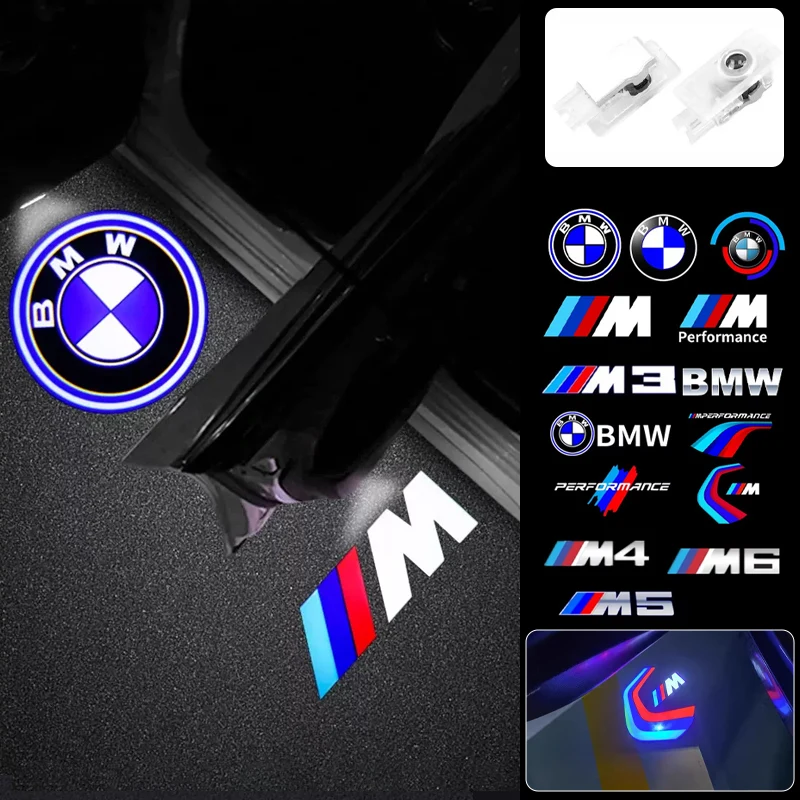 Светодиодная Автомобильная дверь, 2 шт., проектор с логотипом Ghost Shadow, Лазерная лампа для BMW 1 3 серии G20 G21 F40 G29 Z4 2019 G20