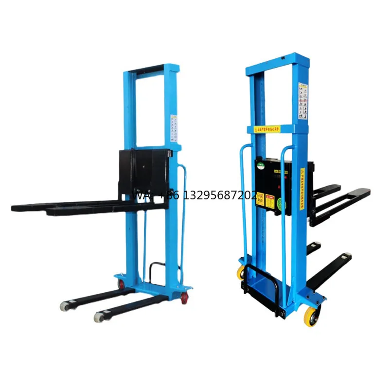 

0.5 Ton 1 Ton Portable Wireless Remote Control Forklift Hydraulic Stacking Truck Small Electric Forklift