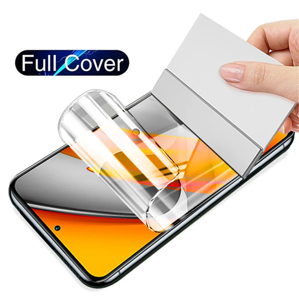 6 Pcs Full Cover Hydrogel Film For Samsung A37 A57 A27 S26 Ultra S25 S23 Ultra Plus S24 FE Galaxy A56 A55 A36 Screen Protector