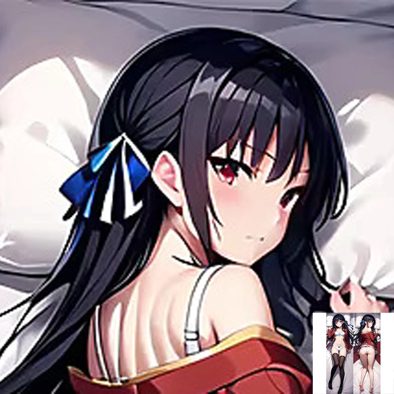 

Anime Dakimakura Pillow Case Fate Sexy and Busty Suzune Horikita Double-Sided Halloween Decoration