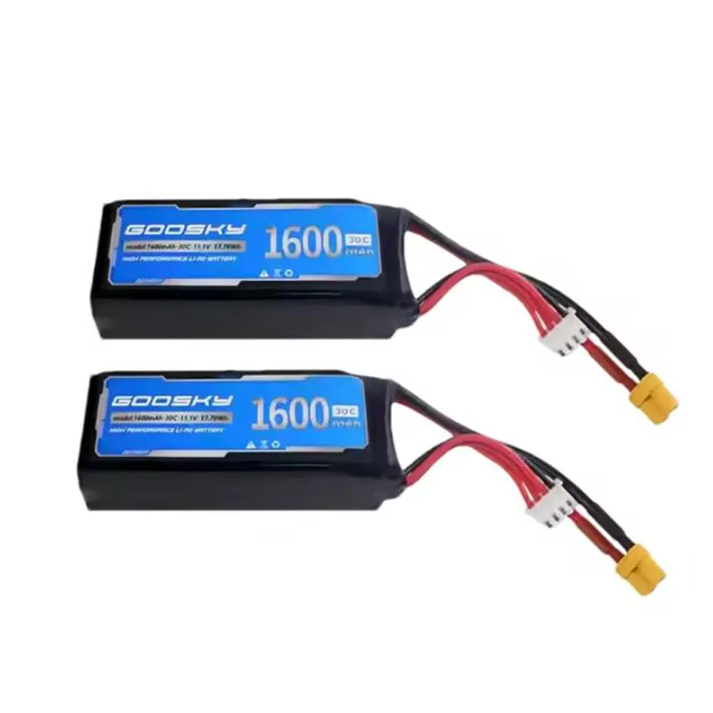 Orginal GOOSKY E2 E2S GPS UH-1Y 3D RC Helicopter UH-1Y Venom Helicopter Battery 3S 11.1V 1600MAH 30C 17.76Wh Lipo Battery