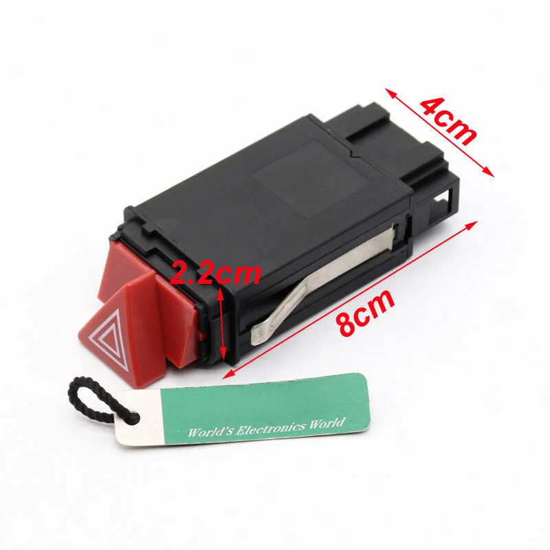 

HAZARD WARNING LIGHT SWITCH FLASHER RELAY For AUDI A3 A4 B5 A6 C6 4B0941509D