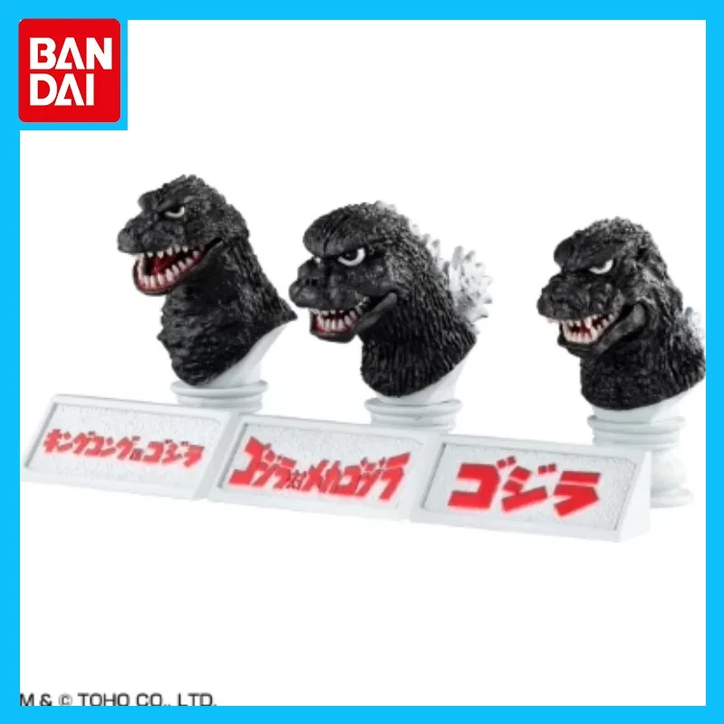 

Bandai Original Genuine Gashapon GUNDAM Godzilla Head Modeling Action Figure Toys for Boys Girls Gift Collectible Ornaments