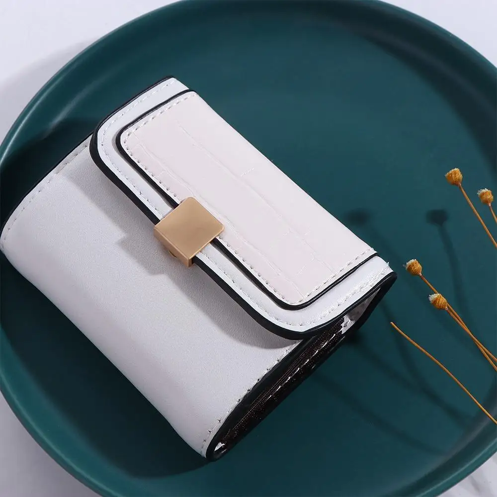 

quality Female Coin Purse Small Multi-functional PU Women Hasp Card Bag Money Clip Wallet Business Card Holder Leather Wallet