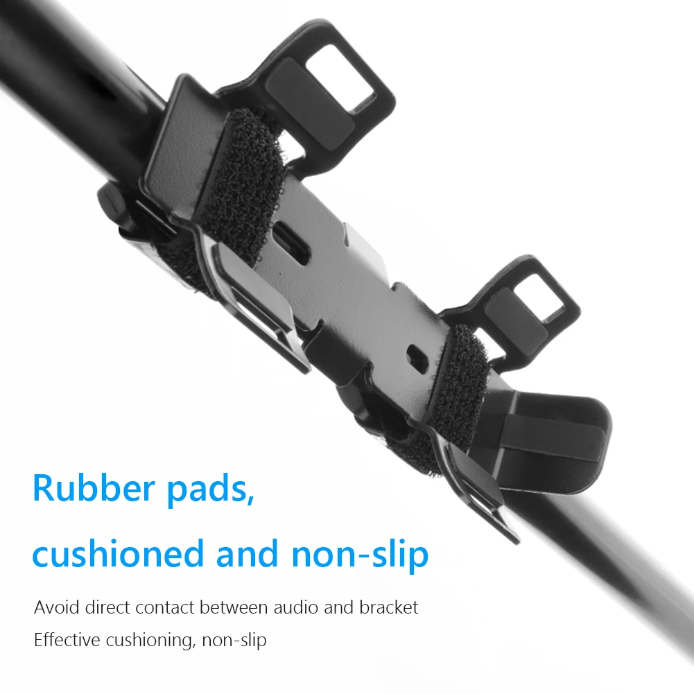 Speaker Stand Bracket Metal Water Cup Strap Holder Elastic Diameter 5-10cm Equipment for Bluetooth-compatible Speakers