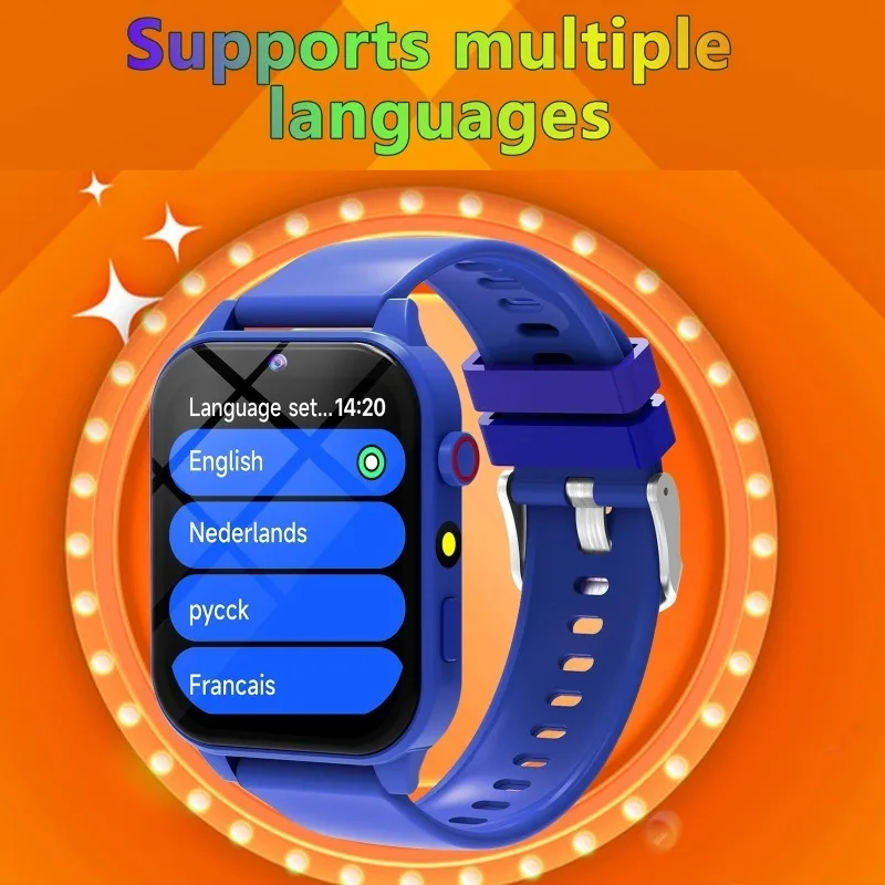 ساعة ذكية جديدة للأطفال HD كاميرا تعمل باللمس 18 لعبة مراقبة النوم ساعة منبه حاسبة هدية عيد ميلاد صبي فتاة #4