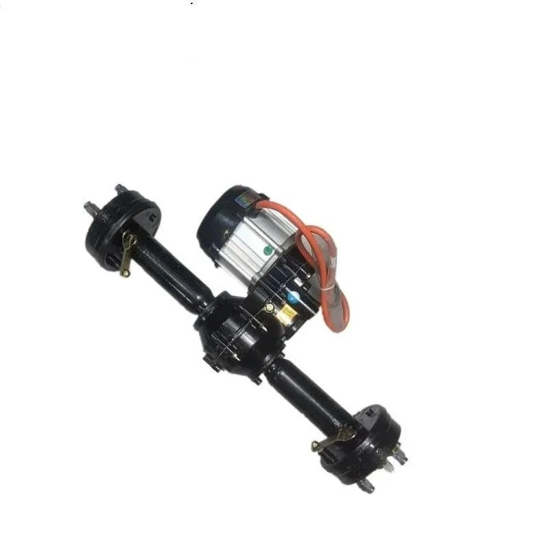 Electric flatbed truck construction vehicle low speed modification speed slow trolley assembly rear axle kit