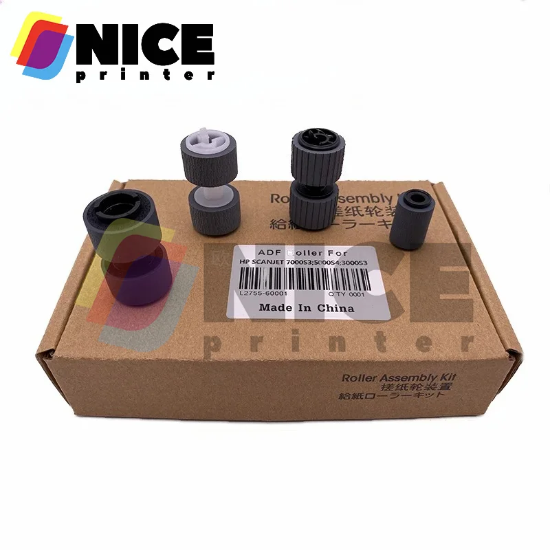 L2755-60001 ADF Paper Pickup Feed Roller Kit used for HP Scanjet 7000 S3 5000 S4 3000 S3 JAPAN QUALITY New