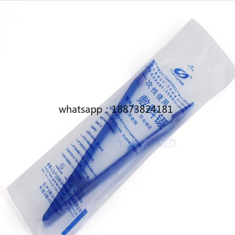 Medical disposable plastic forceps medical dressing forceps small clips individually packed fast shipping