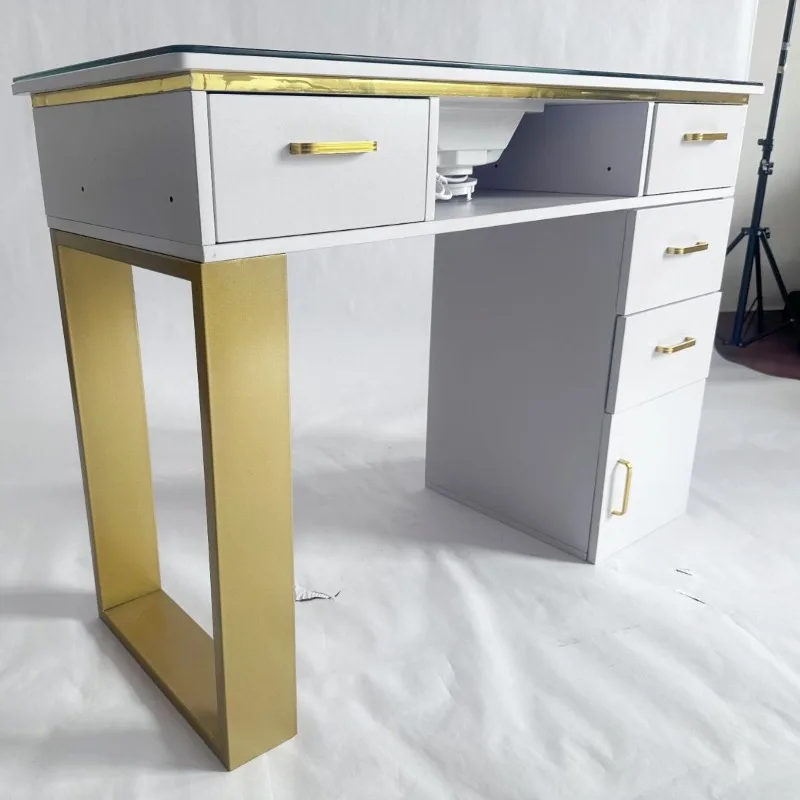 Nail table Simple manicure table Wrought iron multi-functional workbench