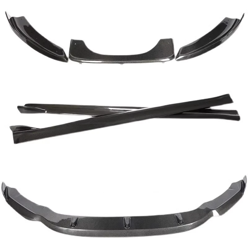 Cabron Fiber Body Kit Front Rear Lip Side Skirt asssembly for BMW X5M X6M modified F85 F86 style Auto Accessories