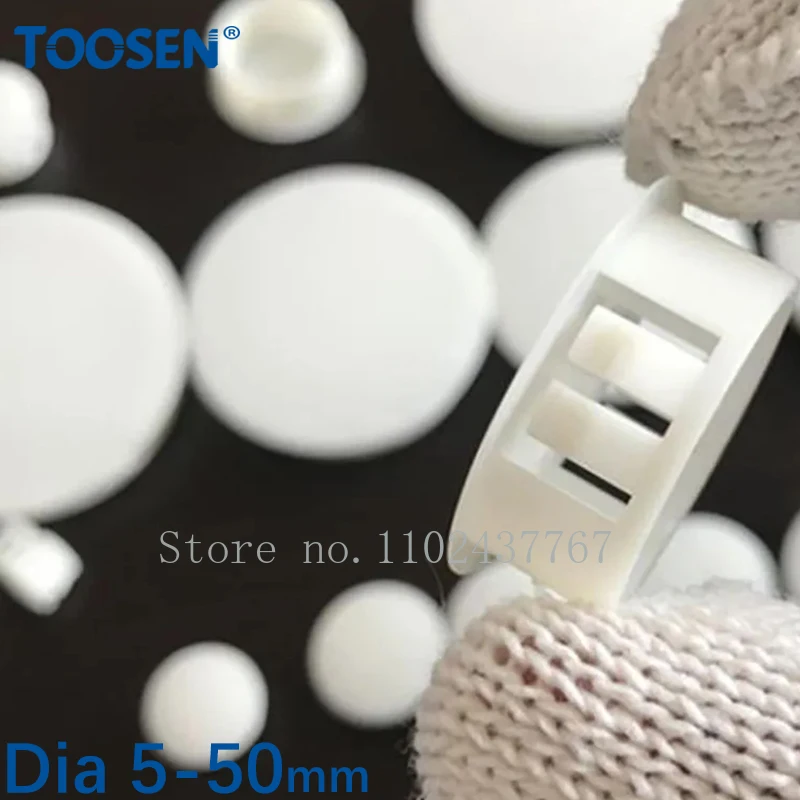 Белые-пластиковые-заглушки-из-полипропилена-круглые-нейлоновые-заглушки-вставки-для-труб-диаметр-5-50-мм