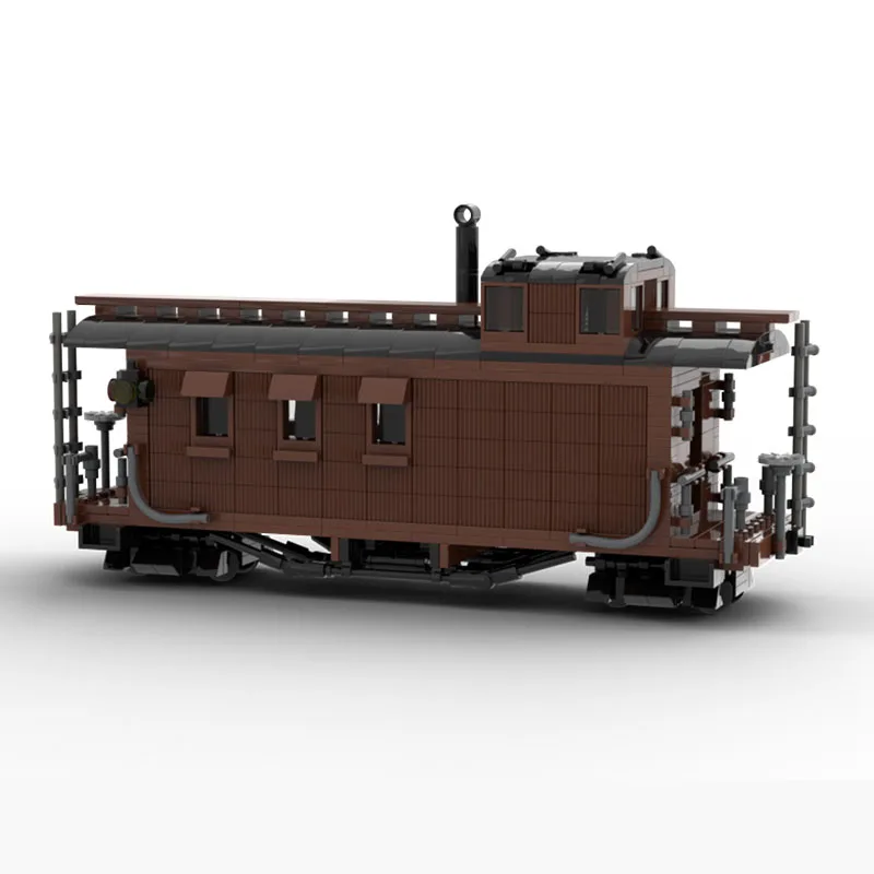 650 pièces aventures sur Rail D & RGW chariot de Train affichage réaliste Moc bricolage blocs de construction jouets d'anniversaire cadeau, projet de loisirs parfait
