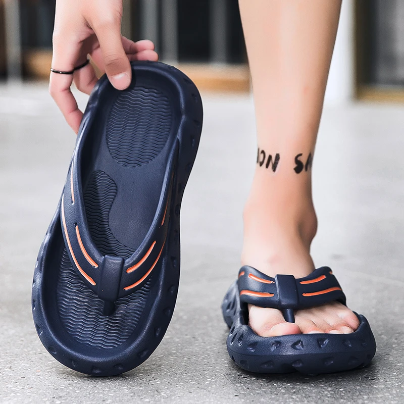 Heren Casual Eva Slippers Zomer Nieuwe Mode Heren Waterdichte Schoenen Slip-On Heren Outdoor Slip Hot Sale Man Lichte Strandglijbanen