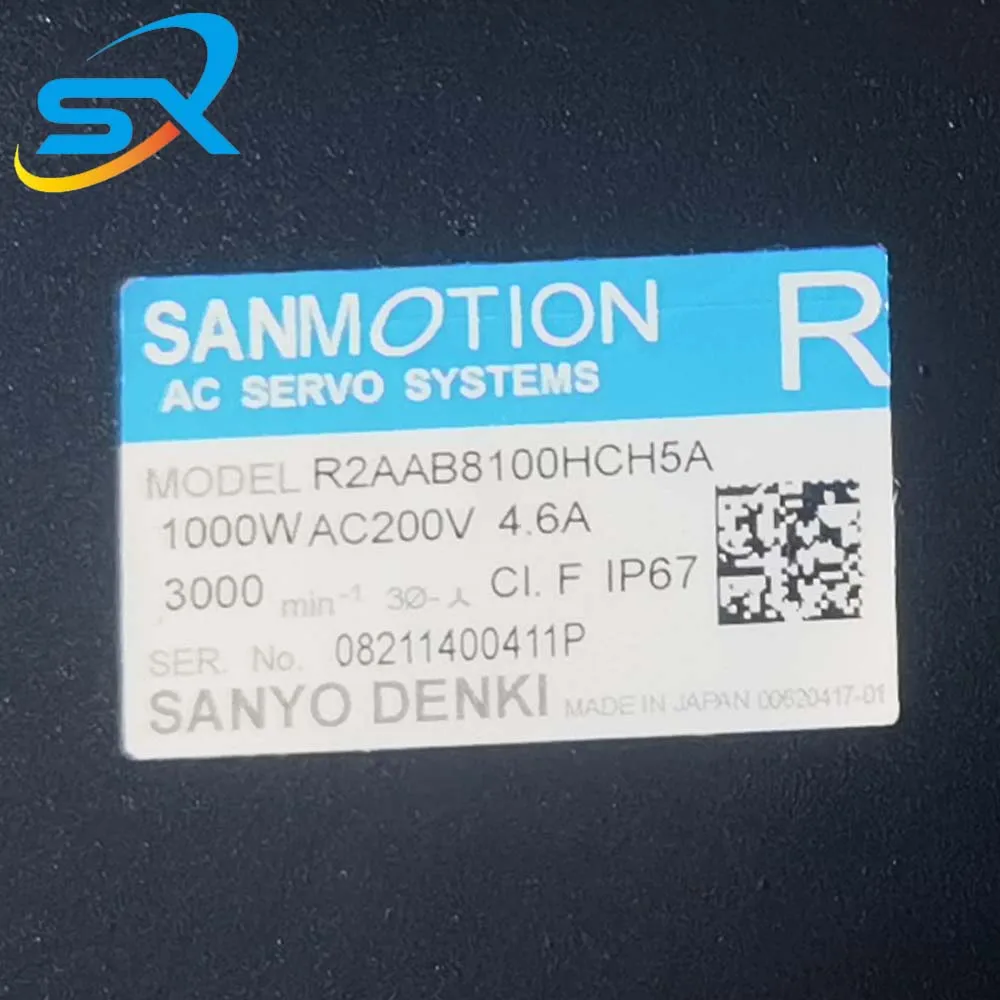 SANYO R2AAB8100HCH5A 1000W Servo Motor for Industrial Machines 100% Tested OK with Warranty