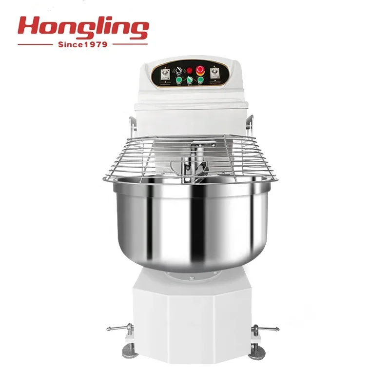 HS-130 50kg professional flour mixer bakery equipment mixing machine stand sprial mixer machine price