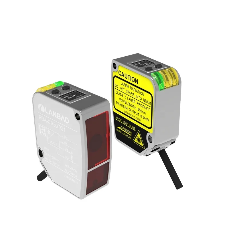 Standard Digital Display IP67 Rated 10-30VDC Aluminum Distance Measuring Sensor Ranging Capabilities Angle Linear Position