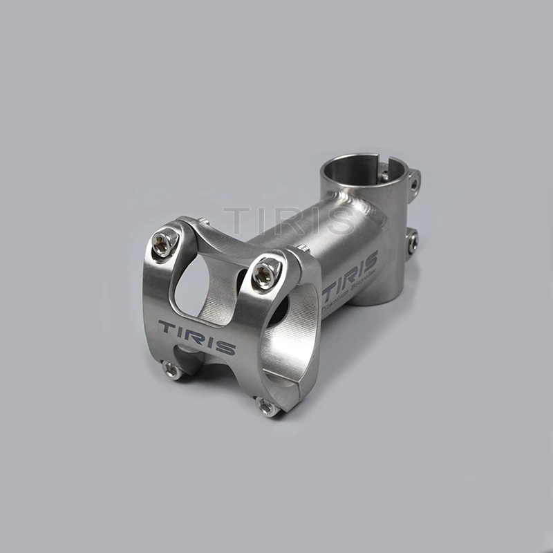 

TIRIS-BL6 Stem for Bike Accessories,Bicycle Parts,Custom Angle 5 °-45 °,H Style,Length 50-120mm, 28.6/25.4*25.4/31.8