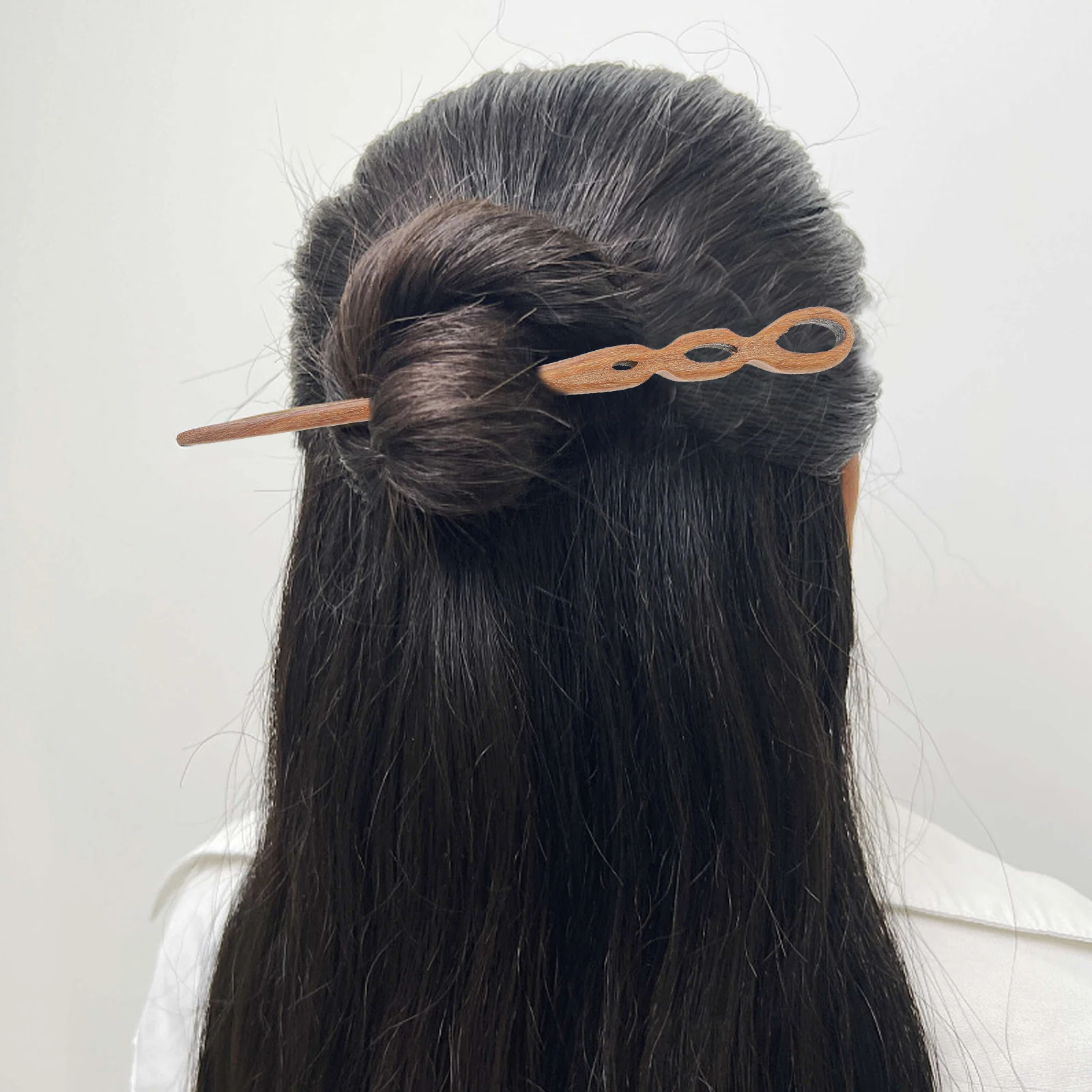 

7pcs Wooden Hairpins Retro Headdress Stick Women Accessories Vintage Style Traditional Chinese Hair Decorations Durable