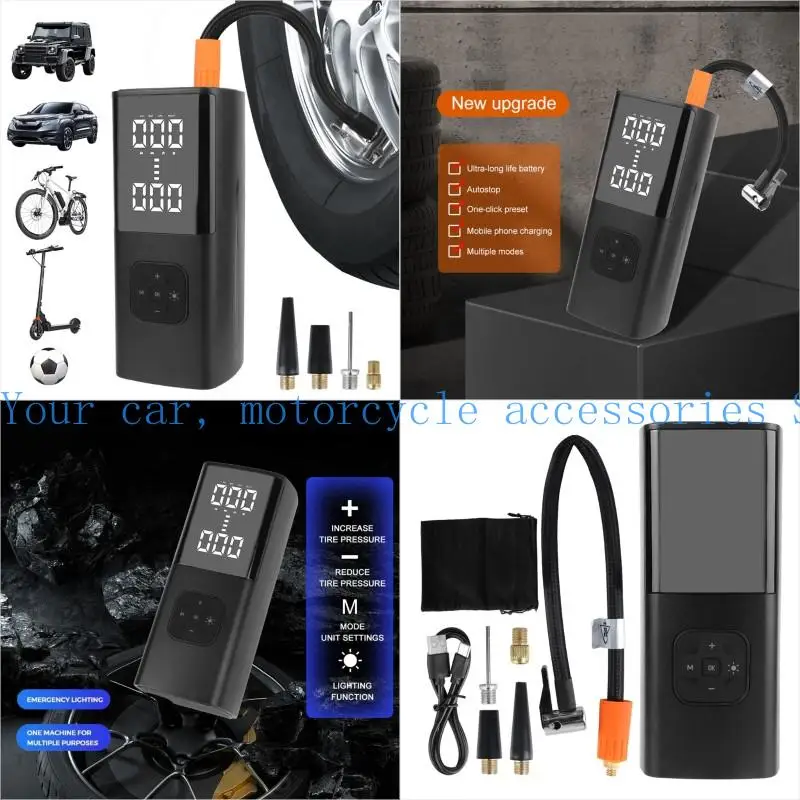 

31BC мотоцикл электрический воздушный компрессор со светодиодным надувным насосом