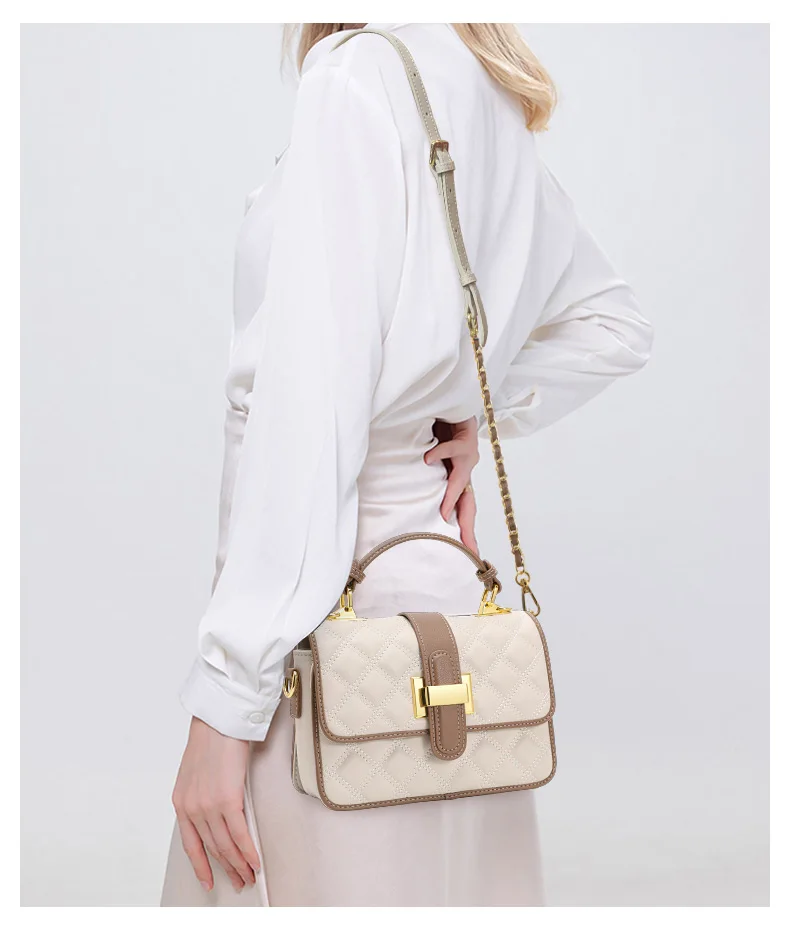 Aidrani Damen-Umhängetasche mit Ein-Schulter-Design 2026 Hochwertige Quadratische Kleine Modische und Stilvolle Tasche für Damen – Detail 3
