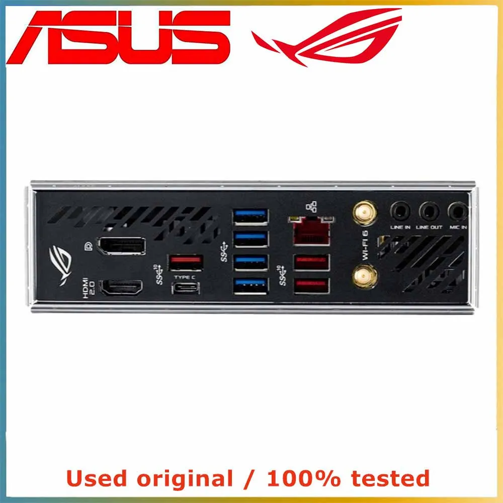 For ASUS ROG STRIX X570-I GAMING Mini-ITX AM4 DDR4 64GB PCI-E 4.0 USB 3.2 suppor  Ryzen 9 5950X 5900X 5800X3D 5600X 5 3600