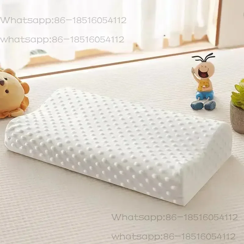 60X40/50x30CM Bamboo Fiber Pillow Slow Rebound Health Care Memory Foam Pillow Wave Pillow Orthopedic Pillows Support NeckRelief