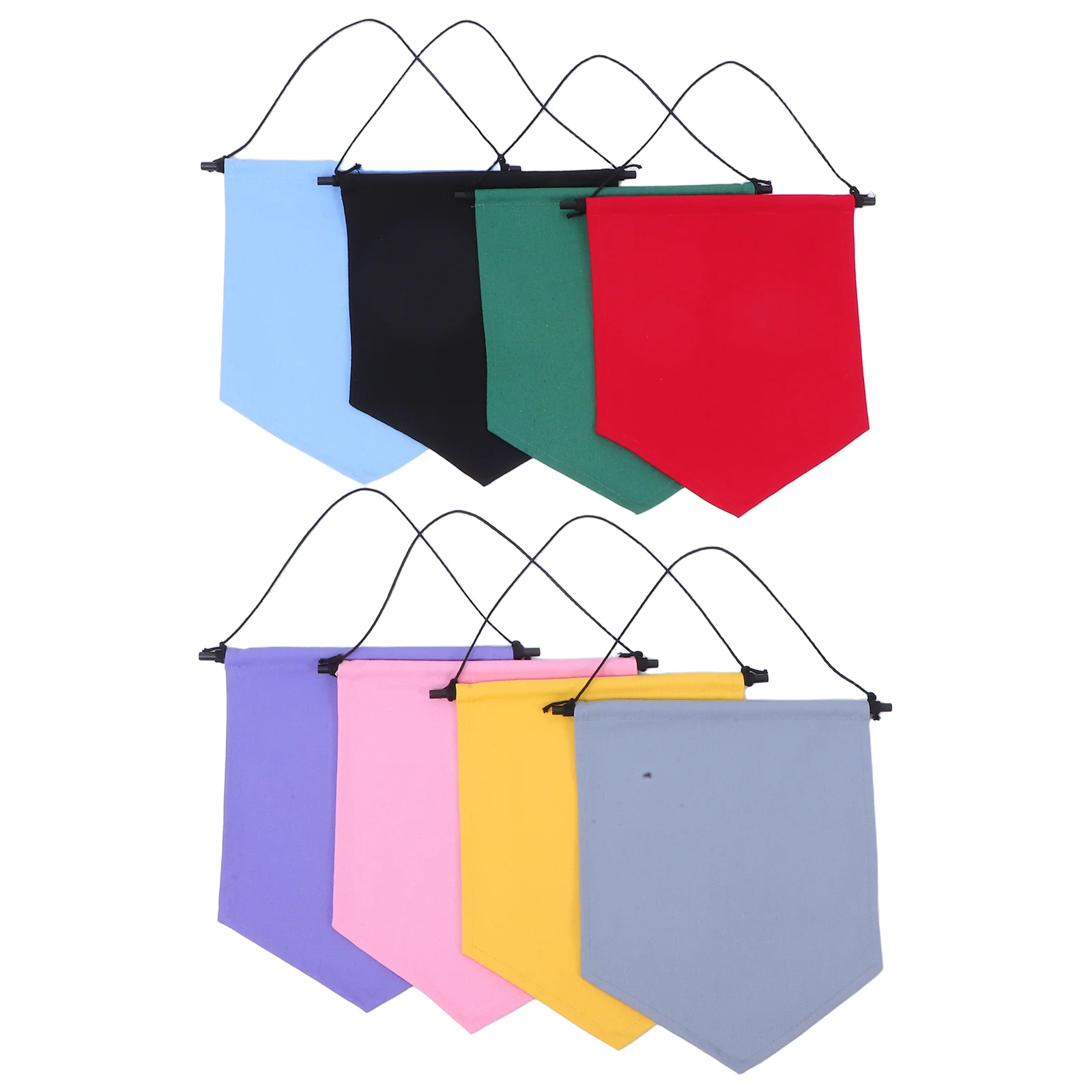 8 個のブローチ収納ボードエナメルピンホルダーバナー壁掛けキャンバスディスプレイ