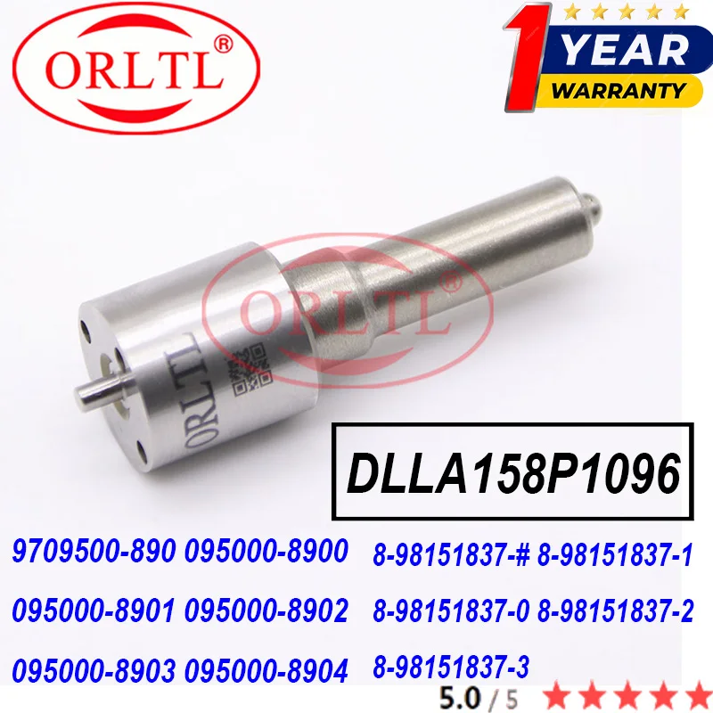 New Nozzle DLLA158P1096 (093400-1096) For Isuzu Injector 095000-8900 8-98151837-# 8-98151837-1 8-98151837-0 8-98151837-2